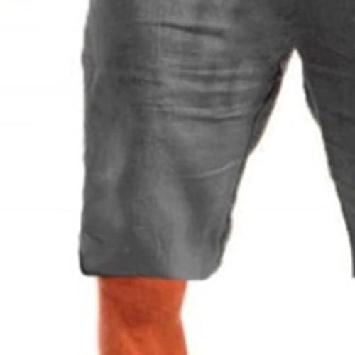 2 Pack Summer Casual Drawstring Beach Shorts for Men Elastic Waist Yoga Golf Shorts with Pockets (3X-Large,Grey3/Grey2)4