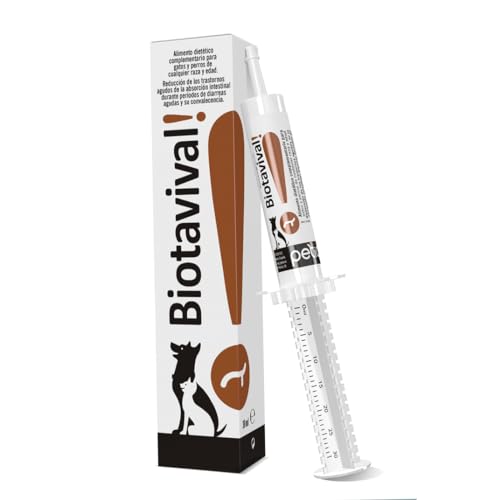 petia Vet health - Biotavival! - Pasta con Probióticos Naturales para Perros y Gatos - 1 Bote 30 ml