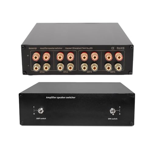 Caja de conmutación selector de altavoz para solucionar el cambio constante de cables