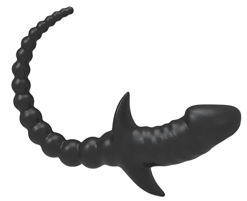 HCUDFN Plug anale SM con coda di cane, plug anale, gioco di ruolo, 10 modalità di vibrazione, massaggiatore anale, dildo, giocattoli sessuali for uomini, donne e coppie(A)