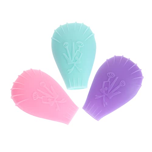 LALAFINA 3pcs Lovers Wife Lost Travel Protectors Anti Covers Silicone Cosmetic for Lip Reusable Holders Cm*cm*cm Organizer Storage