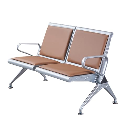 Sillones de espera duraderos con soporte lumbar y brazos de acero