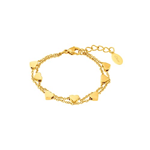 s.Oliver Armband Edelstahl Mädchen Kinder Armschmuck, 14+2 cm,...