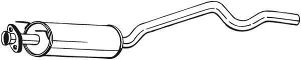 BOSAL Mittelschalldämpfer 282-309