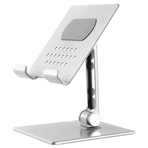 Soporte de metal para tabletas y teléfonos con almohadilla térmica