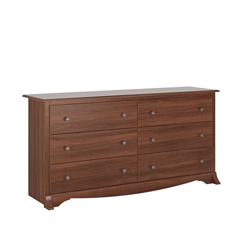 Prepac CDC-6330-K Sonoma 6-Drawer Dresser, Cherry