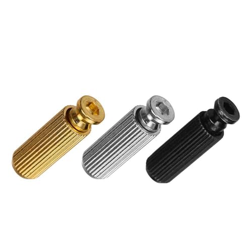 Mingzhe エレキギタートレモロブリッジスタッドアンカーネジメタルアクセサリーシルバー2PCS (2のパック)
