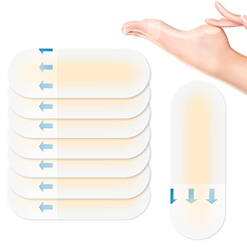 15 Pieces Invisible Blister Plasters Hydrocolloid Gel Blister Bandages Waterproof Blister Cushion Pad for Heel Foot Toe and Guard Skin