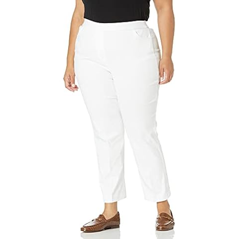 Alfred Dunner Damen Allure Slimming Missy Short Stretch Pants-Modern Fit Hose Cover