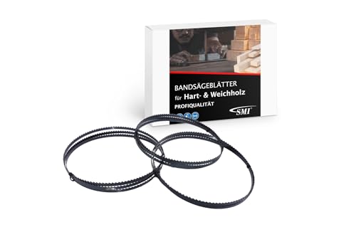 SMI 3er SET Holz-Bandsägeblatt 1790 x 6 x 0,65 mm 6 ZpZ Sägeband passend für z.B. Holzstar HBS 251, Scheppach HBS261