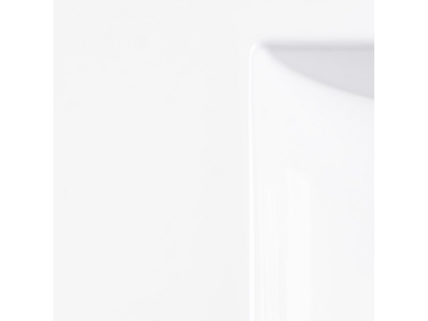 Vente-unique - Lavabo empotrado Motiac - L 101cm x A 46.5cm x H 17cm - cerámica - blanco
