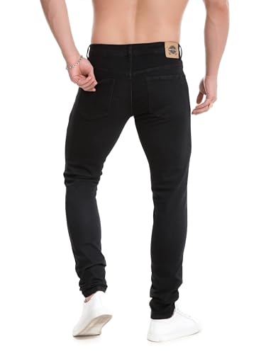 TEGIAS Mens Slim Fit Stretch Jeans Classic Comfort Regular Fit4