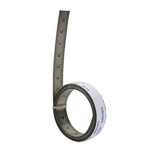 Cinta Métrica de Acero Inoxidable Autoadhesiva 1M miniatura 4