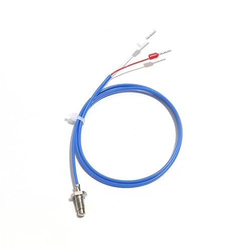 Termopar tipo K WRNT-02 con tornillo M5 y cable de 2 metros para sensor de temperatura 4