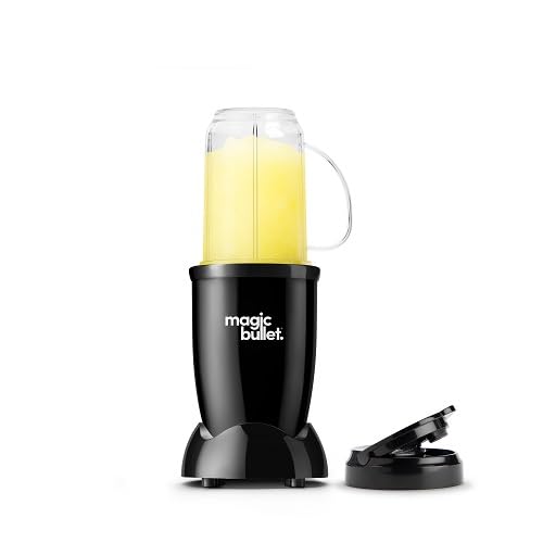 Magic*Bullet* 4-Piece Personal Blender, 250W High-Torque Motor, 16 oz Party Mug, To-Go Lid, Black, Mini
