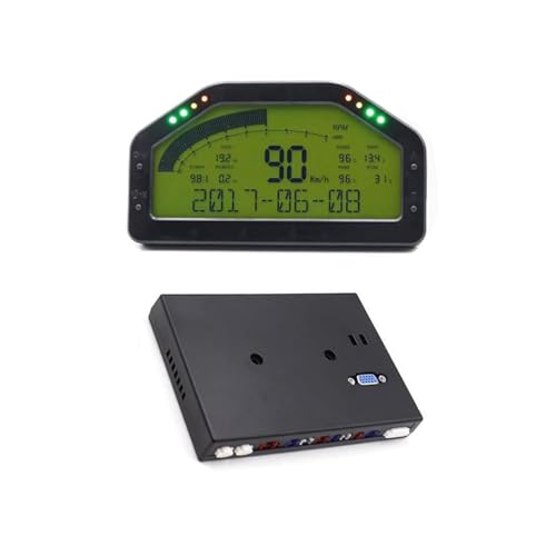 6.5'' Digital Racing Dashboard, DEJUN Car Race Dash Multifunctional Racing Instrument Cluster for 12V Car Dashboard Combination Gauge