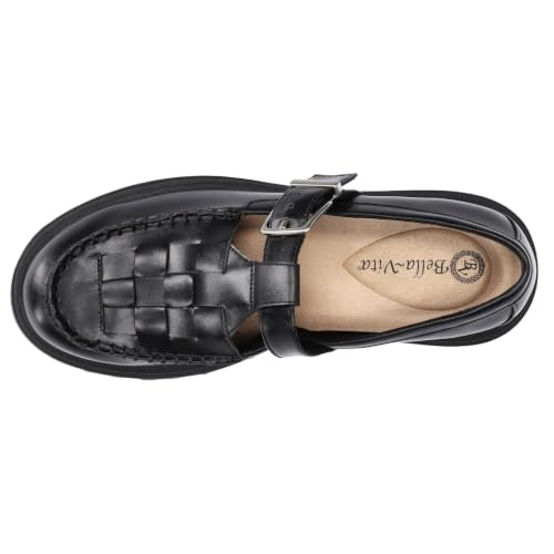 Bella Vita Women's Makell Lug Mary Jane, Black, 6 Narrow - image 2