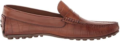 Steve Madden Men's Yulien Loafer, Cognac Leather, 10 | Image 5
