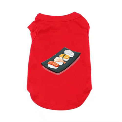 CNJKS 犬服 秋冬 犬の服 犬 猫 ドッグウェア ペット服 ドッグウエア洋服 Tシャツ 猫服 M 抜け毛防止 小型中型大型犬種 日常の着用 パーティー 秋服 犬服洋服 レッド 柔らかい tシャツ 中型犬 スポーツ服 タンクトップ