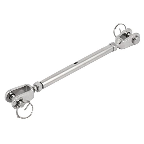 Aexit M5 304 Transmission Stainless Steel Rigging Screw Closed Body Jaw and Jaw Turnbuckle miniatura 1