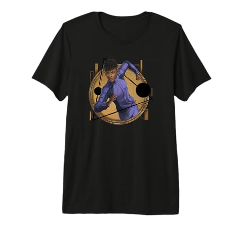 T-shirt Shuri Black Panther premium avec motif géométrique Wakanda