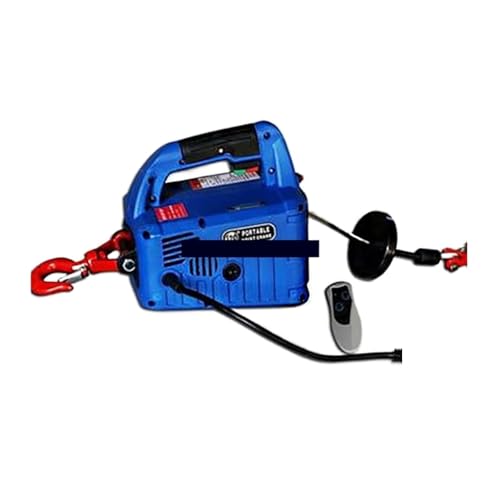 Winche eléctrico portátil 500KG con cable de acero 7.6M miniatura 3