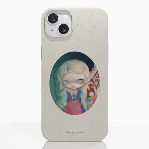 Funda iPhone 15 Plus Jasmine Becket carcasa protectora blanca de diseño