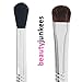 Beauty Junkees Double Ended Eyeshadow Brush - Dual Ended Blending & Shader Brush Set for Professional Eye Makeup
