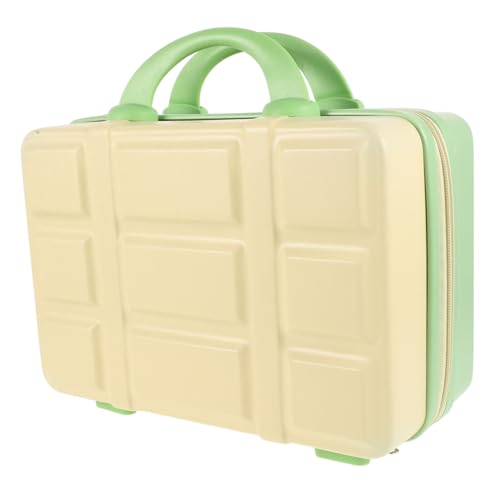 CALLARON Vintage Suitcase Makeup Travel Case Toiletry Bag Mini Luggage for Women