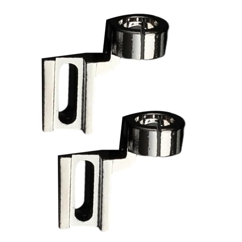 Dcfbkl Prensatelas multiusos para bordado, con puntera abierta, para coser, vástago alto, bajo, corto, para coser en el hogar, 2 unidades