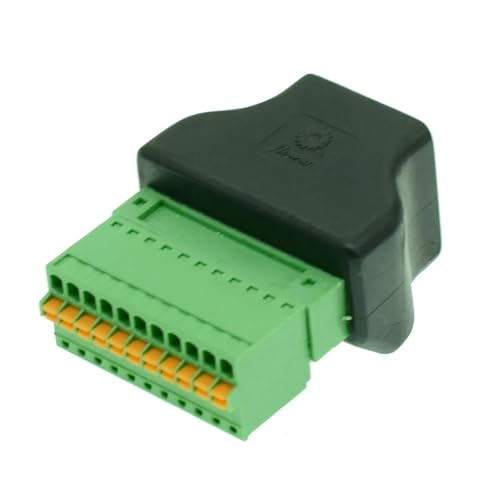Adaptador RJ50 hembra para terminal de resorte y conector de 11 pines