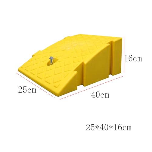 Rampas plásticas con clip para umbral, almohadillas triangulares antideslizantes y resistentes al desgaste para entrada de garaje miniatura 2