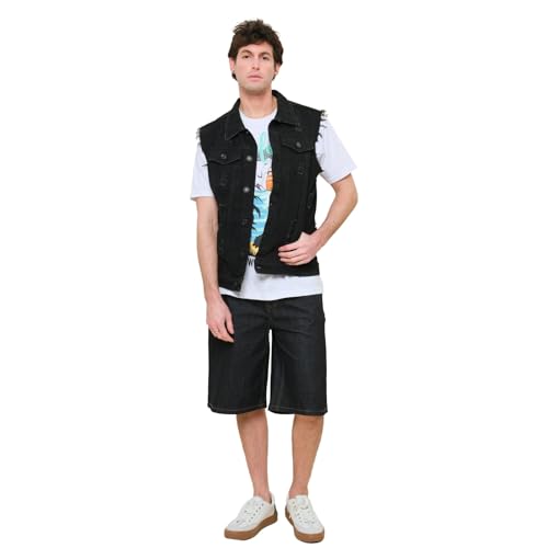 Image of VICTORIOUS Rocker Denim Jean Vest Jacket
