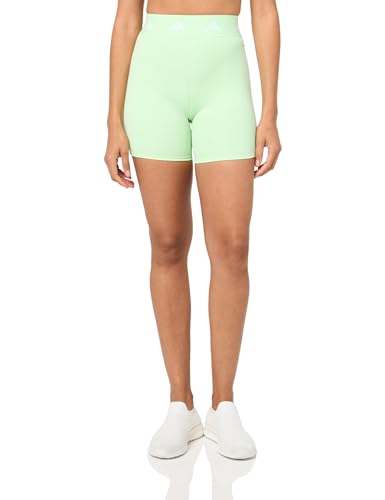 adidas Women's Mallas Cortas Techfit, Semi Green Spark, M - 10cm