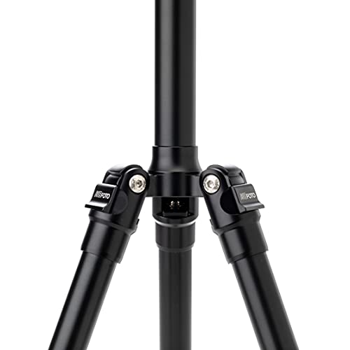 Benro Mefoto Backpacker Travel Tripod, Ballhead And Monopod In Black, 0 Series Aluminum Legs, 4 Leg Sections, Twist Leg Locks, Padded Carrying Case (Bmbpablk) #TOP6