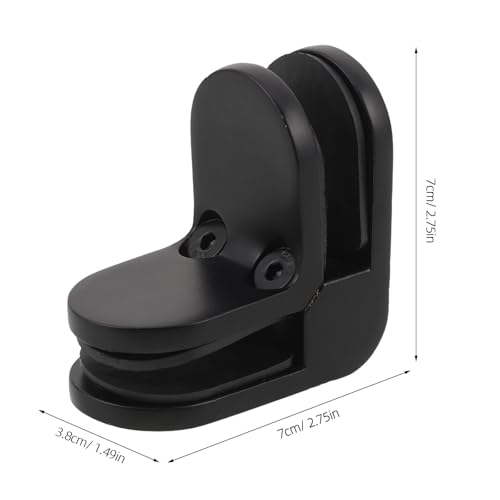 Abrazadera de vidrio acero inoxidable Abaodam en ángulo recto 3