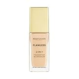 Profusion Cosmetics 2-In-1 Foundation and Concealer for Light Skin Tone, Flawless Full Coverage and Matte Finish with Convenient Solution for Achieving Polished Look - Fair Ivory