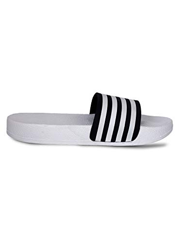 Image of AADI Men's Synthetic Leather Daily Casual Sliders /Flip Flop & Slippers