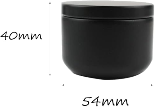 Miniatura 3 de 20 tarros de vela de hojalata redondos vacíos para hacer velas y recipiente de almacenamiento para té, café, bea, caramelo, chocolate, especias de