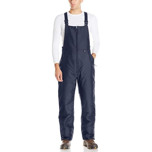 Arctix Men's Essential Insulated Bib Overalls, Blue Night, Medium/32' Inseam