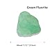 Apengshi Green Fluorite Raw Crystals 2PCS Natural Rough Rocks Healing Crystal and Stones DIY Raw Stones Meditation Fountain Garden Home Decor