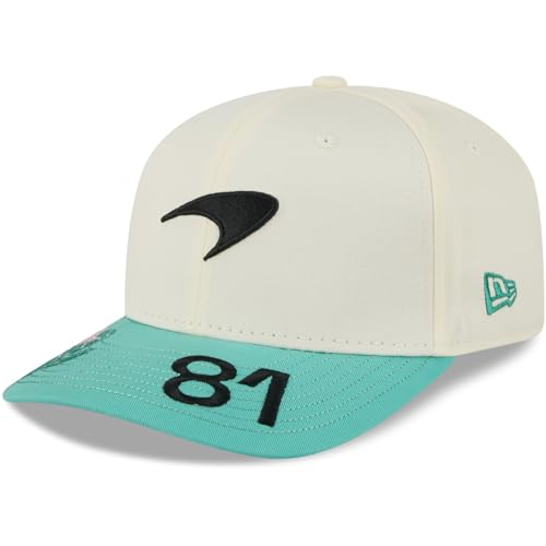 New Era McLaren F1 Team, Official 2025 Merchandise, Brazil GP Special Edition, Oscar Piastri Driver Baseball Cap with Floral Design