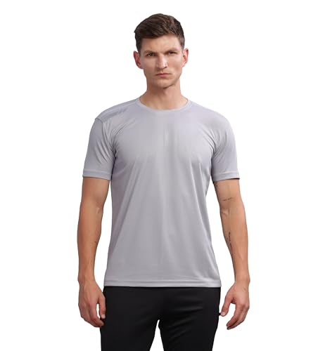 Image of Men's Regular Fit Quick-Dry Active T-Shirt for Gym & Sports - Stylish, Comfortable, and Perfect for Workouts & Everyday Wear