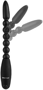 Pipedream Anal Fantasy Collection Flexa-Pleaser Power Beads, Black, 7 Zoll (17,75 cm)