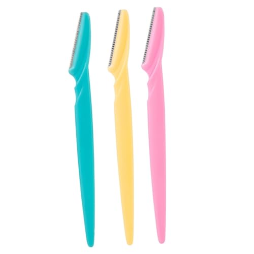 LIFKOME 24pcs Stainless Steel Eyebrow Scraper Eyebrow Shaver Facial Razor