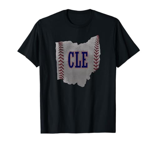 Cleveland Ohio Baseball Distressed T-Shirt