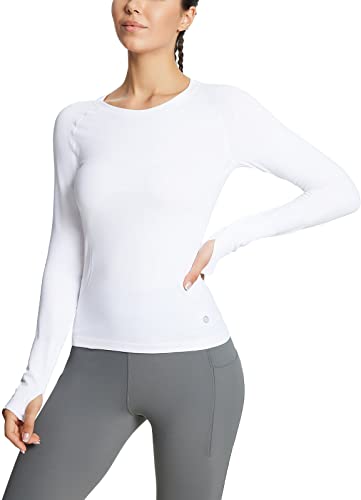 BALEAF Women's Seamless Long Sleeve Athletic Top #TOP15