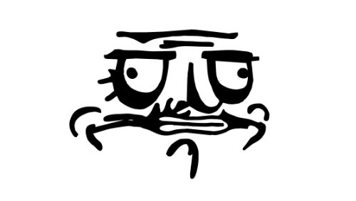 Me Gusta Window Decal - Black Vinyl