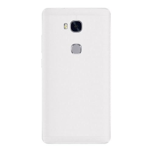 Shantime Soft Case Compatible with Huawei Honor 5X, Slim Shockproof Bumper Protective Back Cover, Anti-Scratch Flexible Shell, Grip-Friendly(White)
