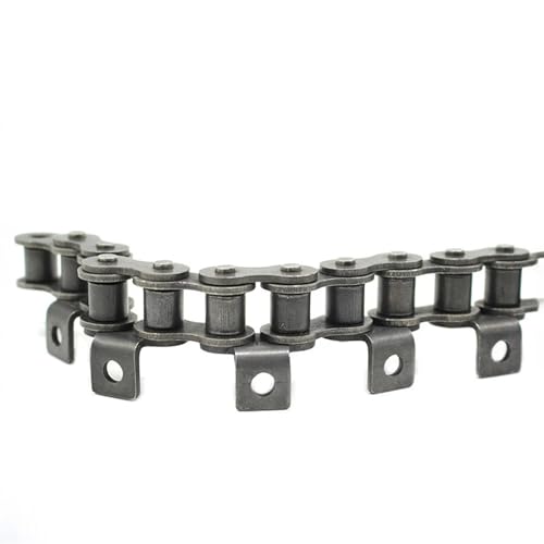 Generic 1PC 1.5 Meter 06B Short Pitch Precision Single Double Bend Ear Roller Chain, Industrial Drive Single Row Chains MINGPING (Size : 06B 1 Ear), EOEBAGOBG-06B1EAR